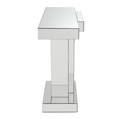 Nysa Console Table - Mirrored & Faux Crystals