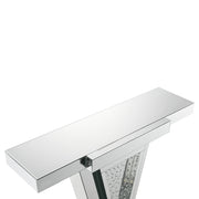 Nysa Console Table - Mirrored & Faux Crystals