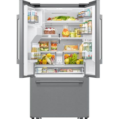  Samsung 29 cu. ft. Bespoke AI 3-Door French Door with Sphere Ice™ RF70H30GERAA IMAGE 3