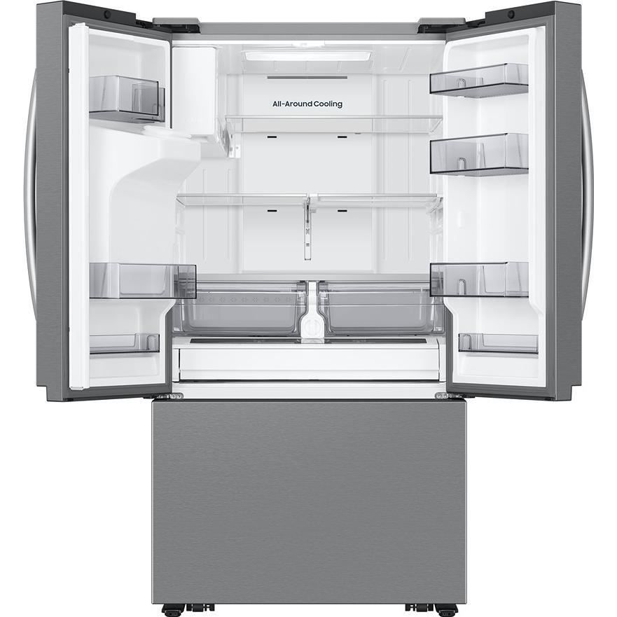  Samsung 31 cu.ft. Bespoke AI 3-Door French Door Refrigerator RF32CG5B30SRAA IMAGE 2