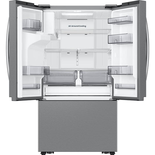  Samsung 31 cu.ft. Bespoke AI 3-Door French Door Refrigerator RF32CG5B30SRAA IMAGE 2