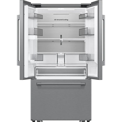  Samsung 30 cu.ft. Bespoke AI 3-Door French Door RF70H30KERAA IMAGE 2