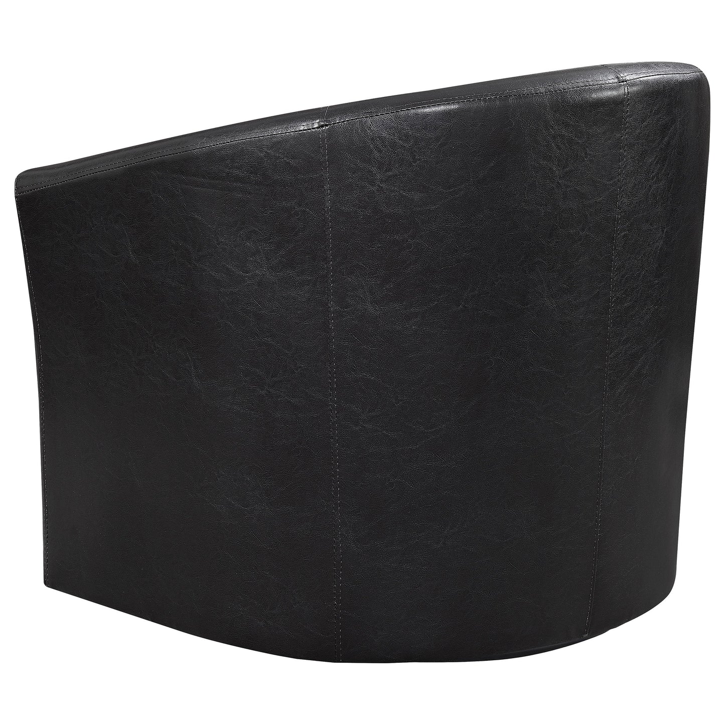 Turner Upholstered Barrel Back Swivel Chair Champagne