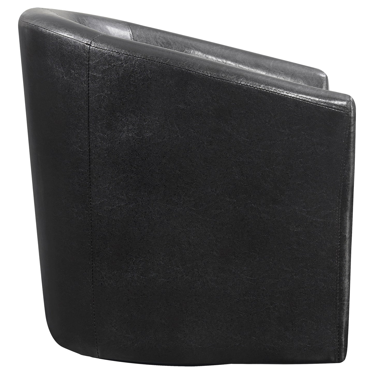 Turner Upholstered Barrel Back Swivel Chair Champagne