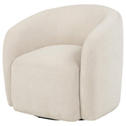 Gerley Chenille Upholstered Swivel Accent Chair Beige