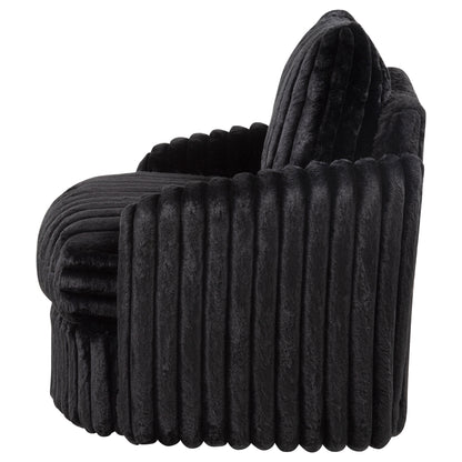 Sarco Corduroy Upholstered Swivel Accent Arm Chair Ivory