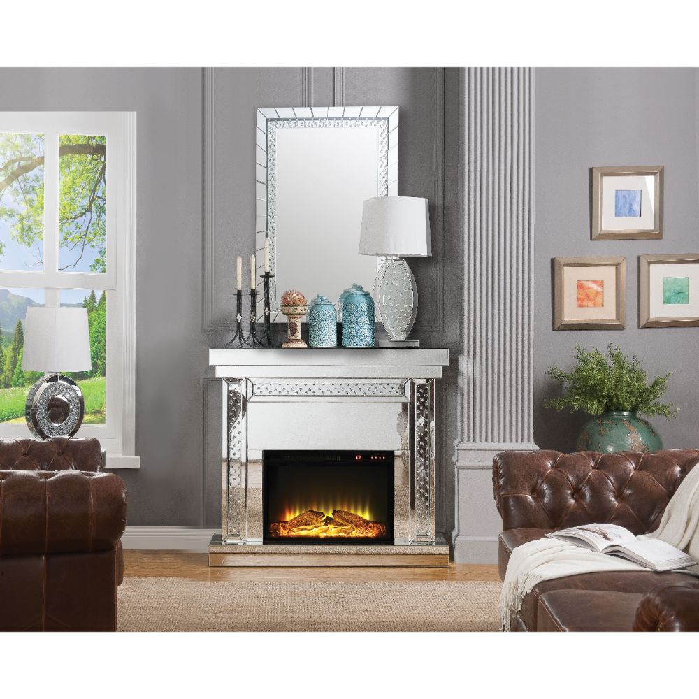 Nysa 42"H Glam Fireplace