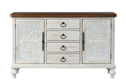 Vermont 4 Drawers Rectangular Console Table