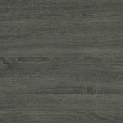 Mesa auxiliar Colby Engineered Wood en forma de C, color gris desgastado