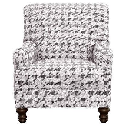 Glenn Upholstered English Arm Accent Chair Blue