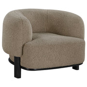 Lawler Upholstered Barrel Back Accent Chair Ivory