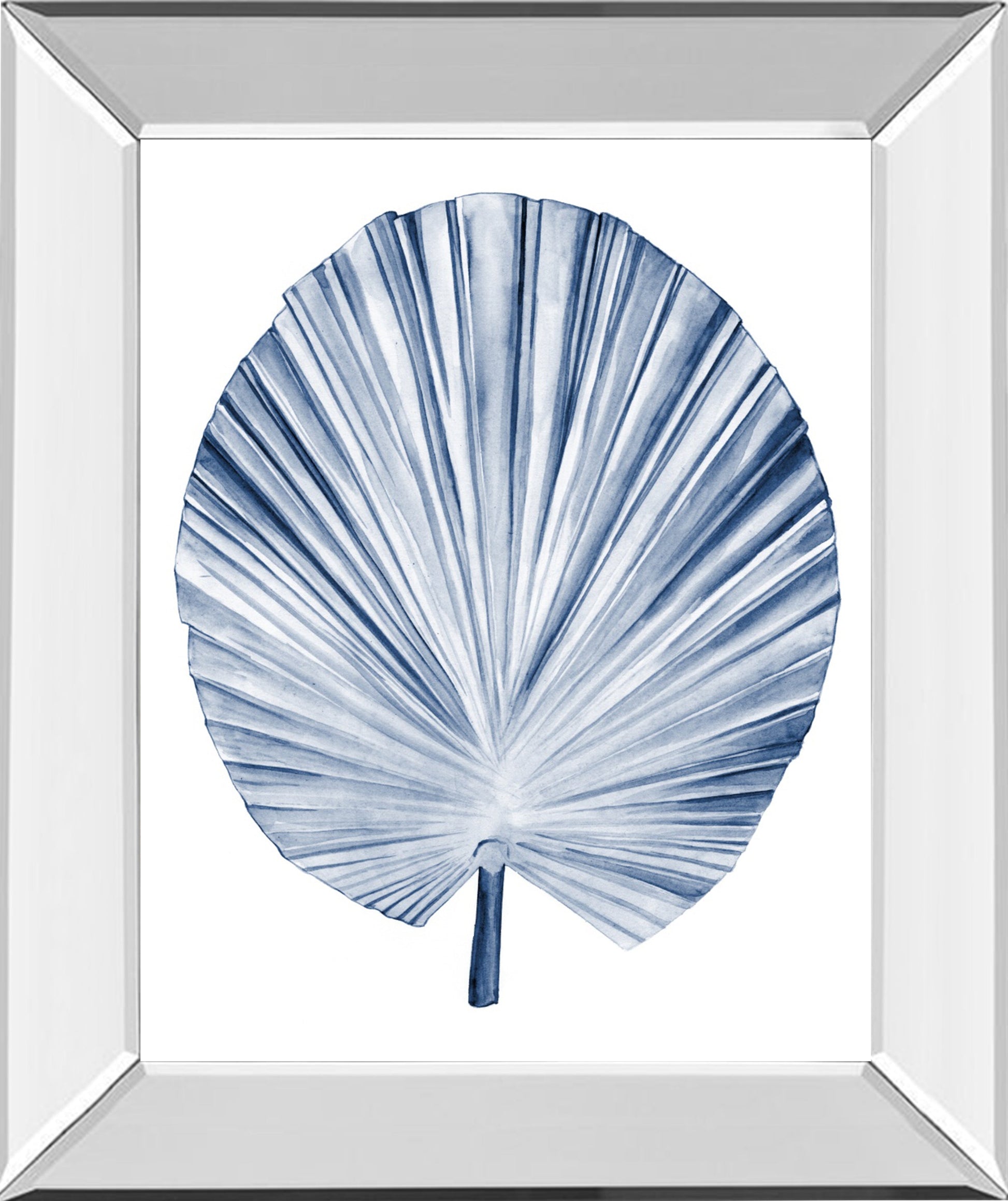 Indigo Tropical Leaves IV BY Megan Meagher