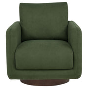 Iris Fabric Upholstered Swivel Accent Chair Matcha