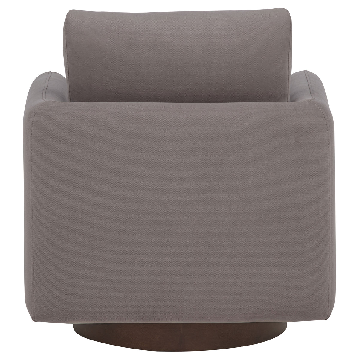 Iris Fabric Upholstered Swivel Accent Chair Stone
