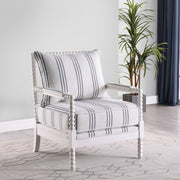 Blanchett Upholstered Bobbin Accent Chair