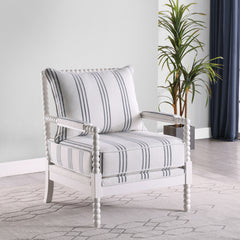 Blanchett Upholstered Bobbin Accent Chair