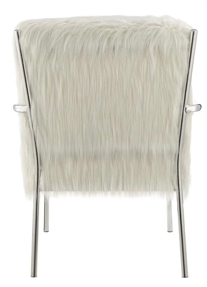 Grey & Gold Art Deco Accent Chair