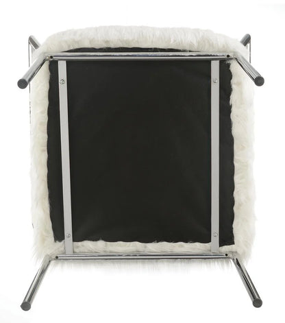 Grey & Gold Art Deco Accent Chair