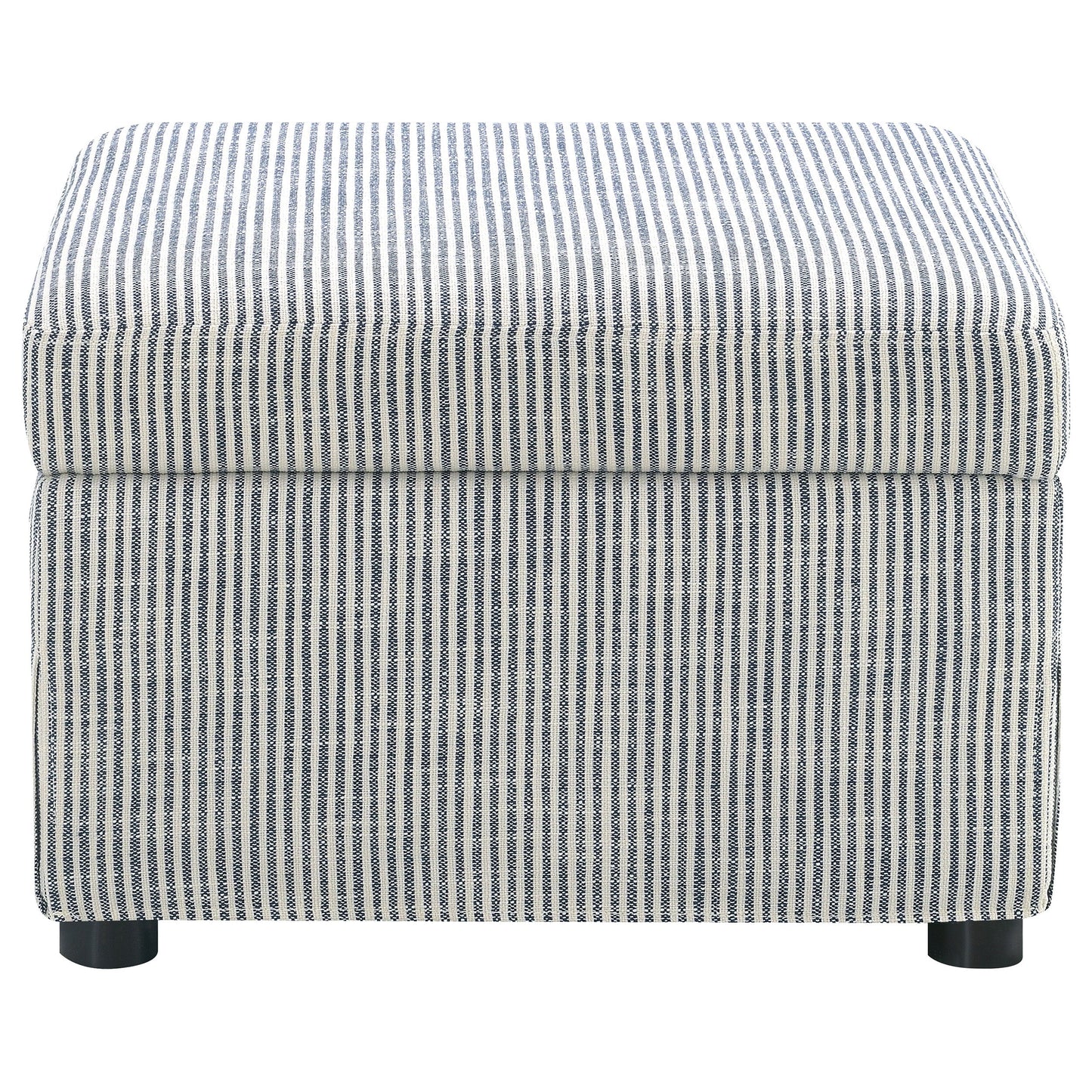 Winter Upholstered Hydraulic Lift Top Storage Ottoman Beige
