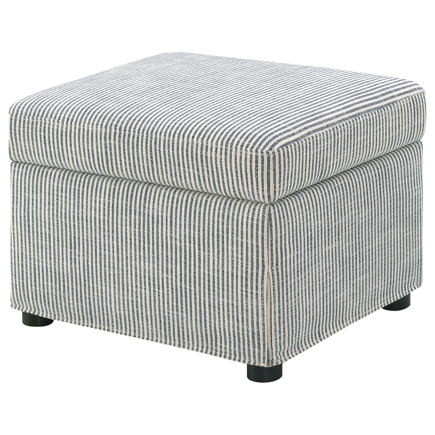 Winter Upholstered Hydraulic Lift Top Storage Ottoman Beige