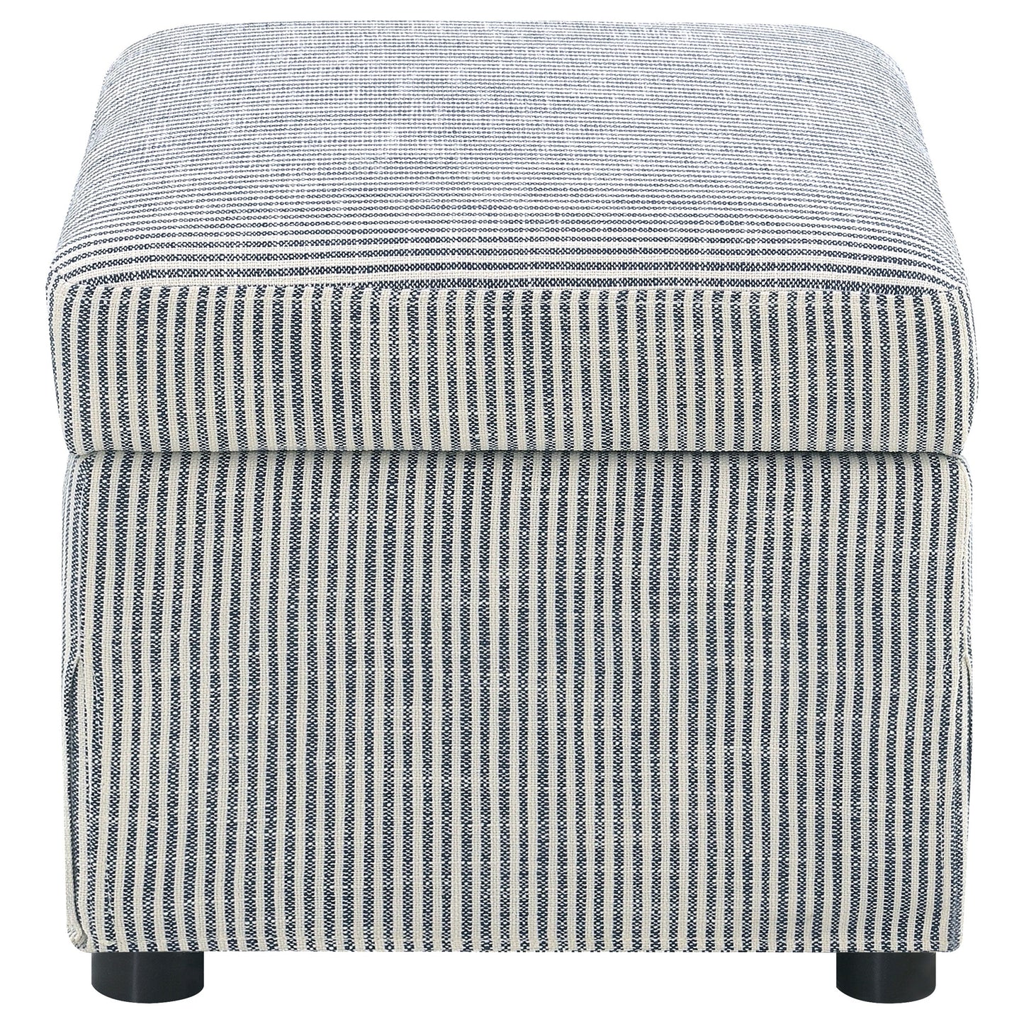 Winter Upholstered Hydraulic Lift Top Storage Ottoman Beige