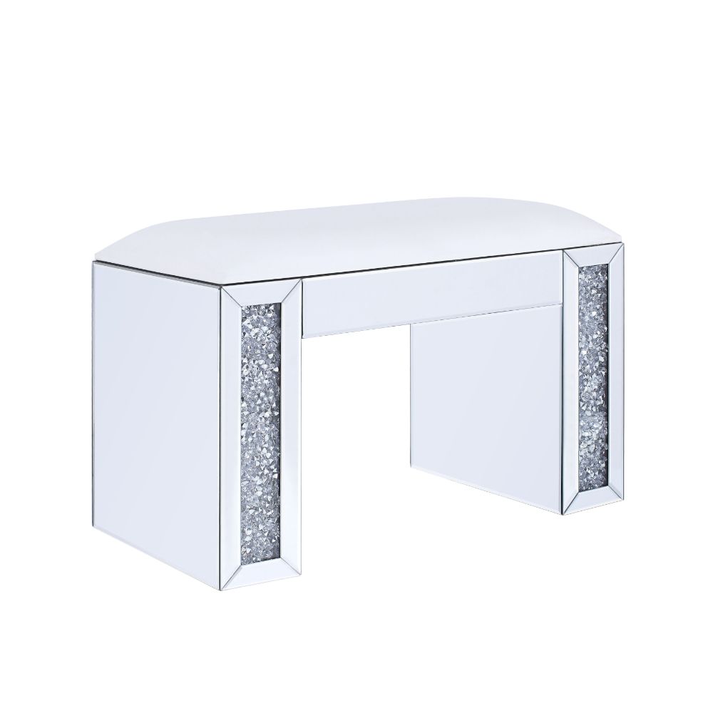 Taburete de tocador Noralie Glam
