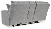 Biscoe PWR REC Loveseat/CON/ADJ HDRST