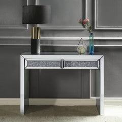 Noralie Console Table - Mirrored & Faux Diamonds (43"W x 18"D x 32"H)