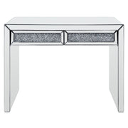 Noralie Console Table - Mirrored & Faux Diamonds (43"W x 18"D x 32"H)
