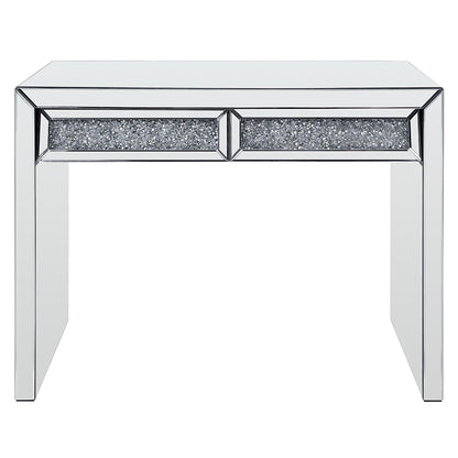 Noralie Console Table - Mirrored & Faux Diamonds (43"W x 18"D x 32"H)