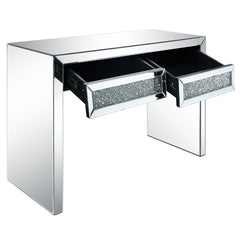 Noralie Console Table - Mirrored & Faux Diamonds (43"W x 18"D x 32"H)