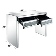 Noralie Console Table - Mirrored & Faux Diamonds (43"W x 18"D x 32"H)