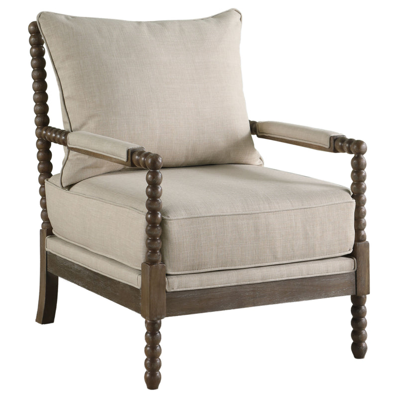 Blanchett Upholstered Bobbin Accent Chair
