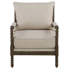 Blanchett Upholstered Bobbin Accent Chair