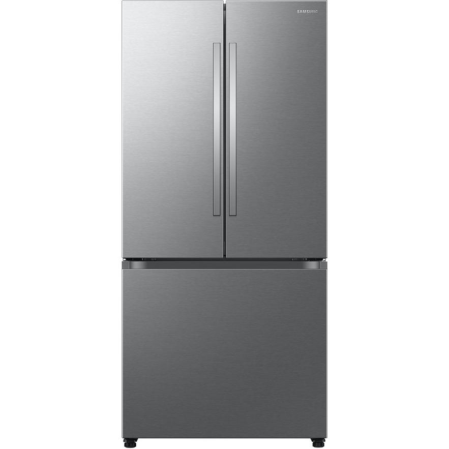  Samsung 33-inch, 25 cu.ft. Bespoke AI 3-Door French Door Refrigerator RF25C5A01SRAA IMAGE 1