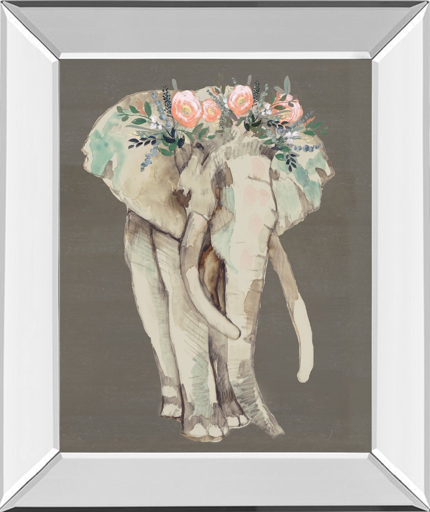 Flower Crown Elephant I BY Jennifer Goldberger