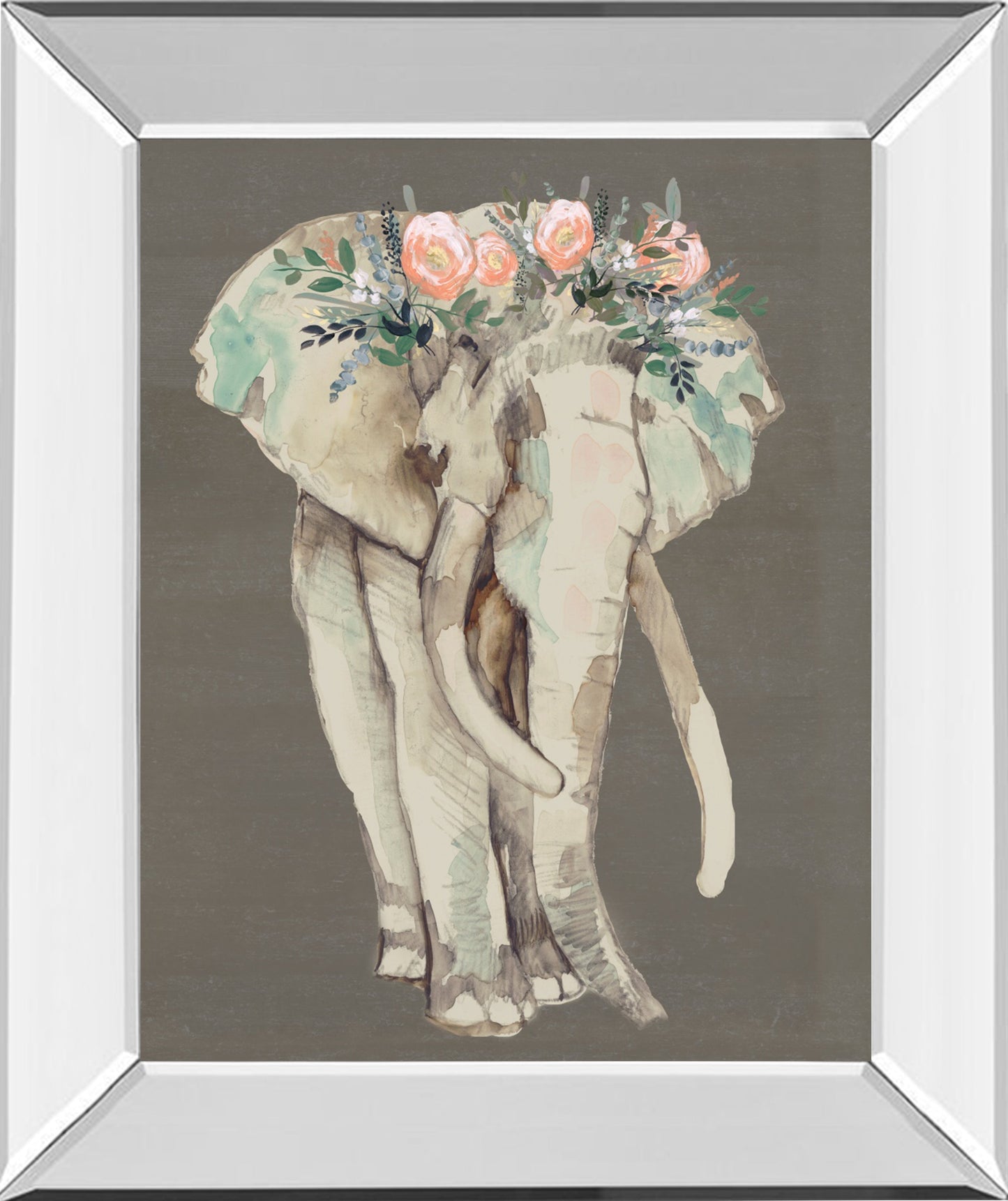 Flower Crown Elephant I BY Jennifer Goldberger