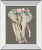 Flower Crown Elephant I BY Jennifer Goldberger