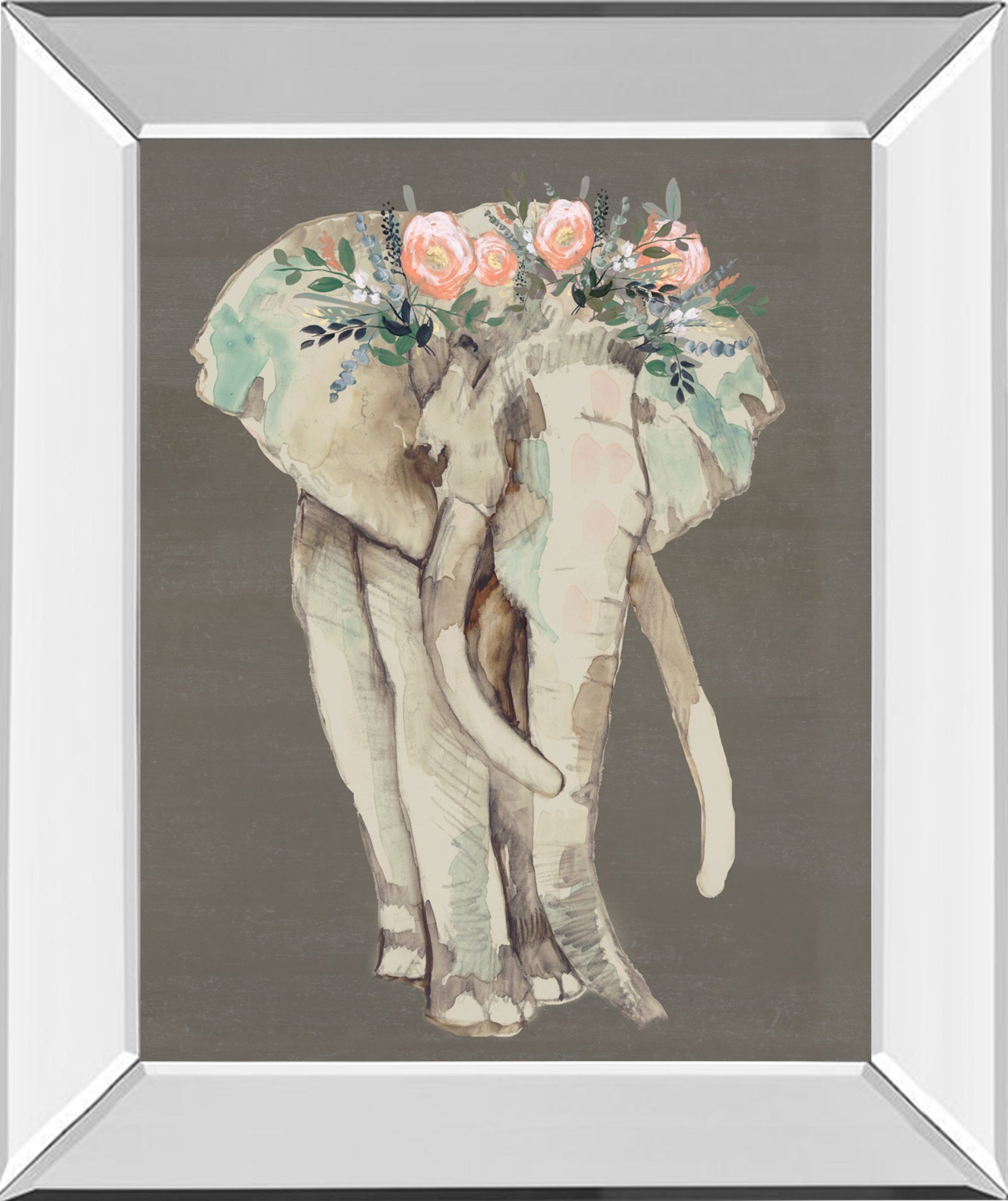 Flower Crown Elephant I BY Jennifer Goldberger
