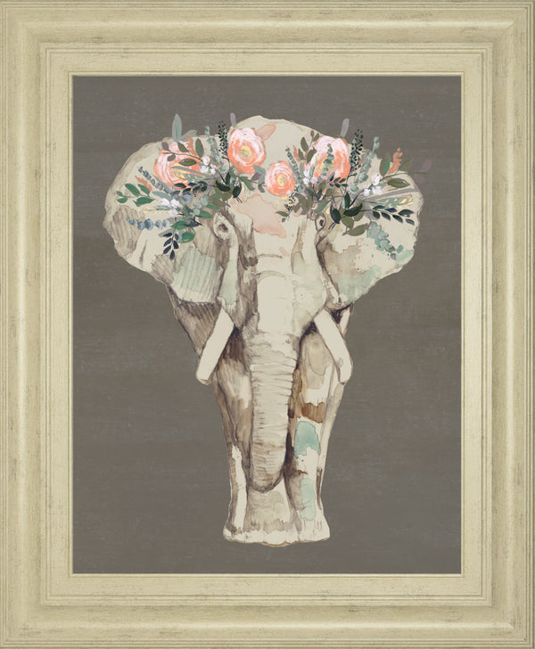 Flower Crown Elephant II BY Jennifer Goldberger