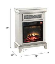Chimenea Glam de 1 cajón Noralie