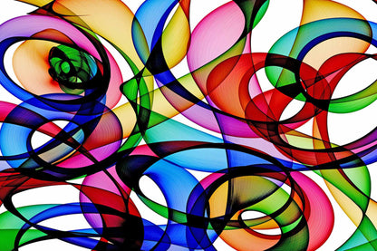 ''Abstract Circles'' Tempered Glass
