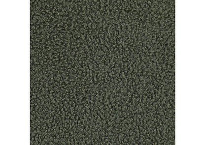 Valia Faux Sheepskin Upholstered Round Storage Ottoman