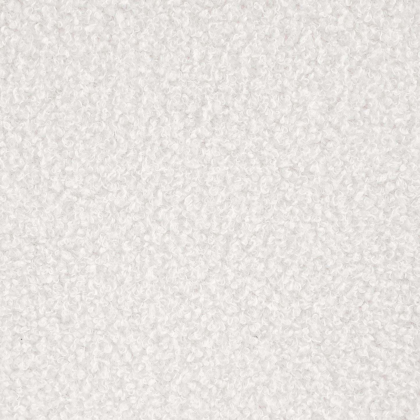 Valia Faux Sheepskin Upholstered Round Storage Ottoman