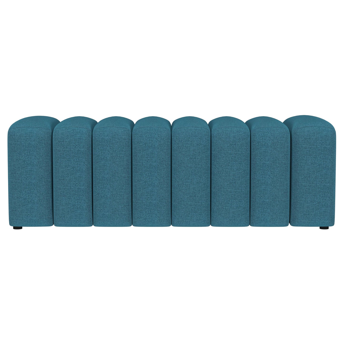 Summer Fabric Upholstered Tufted Accent Bench Charcoal
