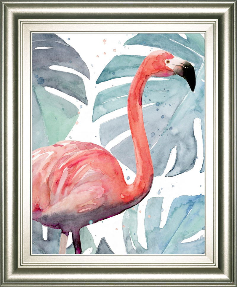 Flamingo Splash I BY Annie Warren