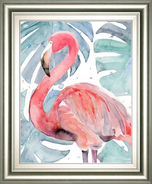 Flamingo Splash II BY Annie Warren