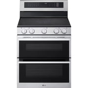  LG 30-inch, 7.3 cu. ft. Smart Electric Double Oven Freestanding Range with ProBake Convection® LDEL7324YE IMAGE 1