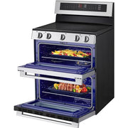  LG 30-inch, 7.3 cu. ft. Smart Electric Double Oven Freestanding Range with ProBake Convection® LDEL7324YE IMAGE 10