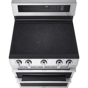  LG 30-inch, 7.3 cu. ft. Smart Electric Double Oven Freestanding Range with ProBake Convection® LDEL7324YE IMAGE 2